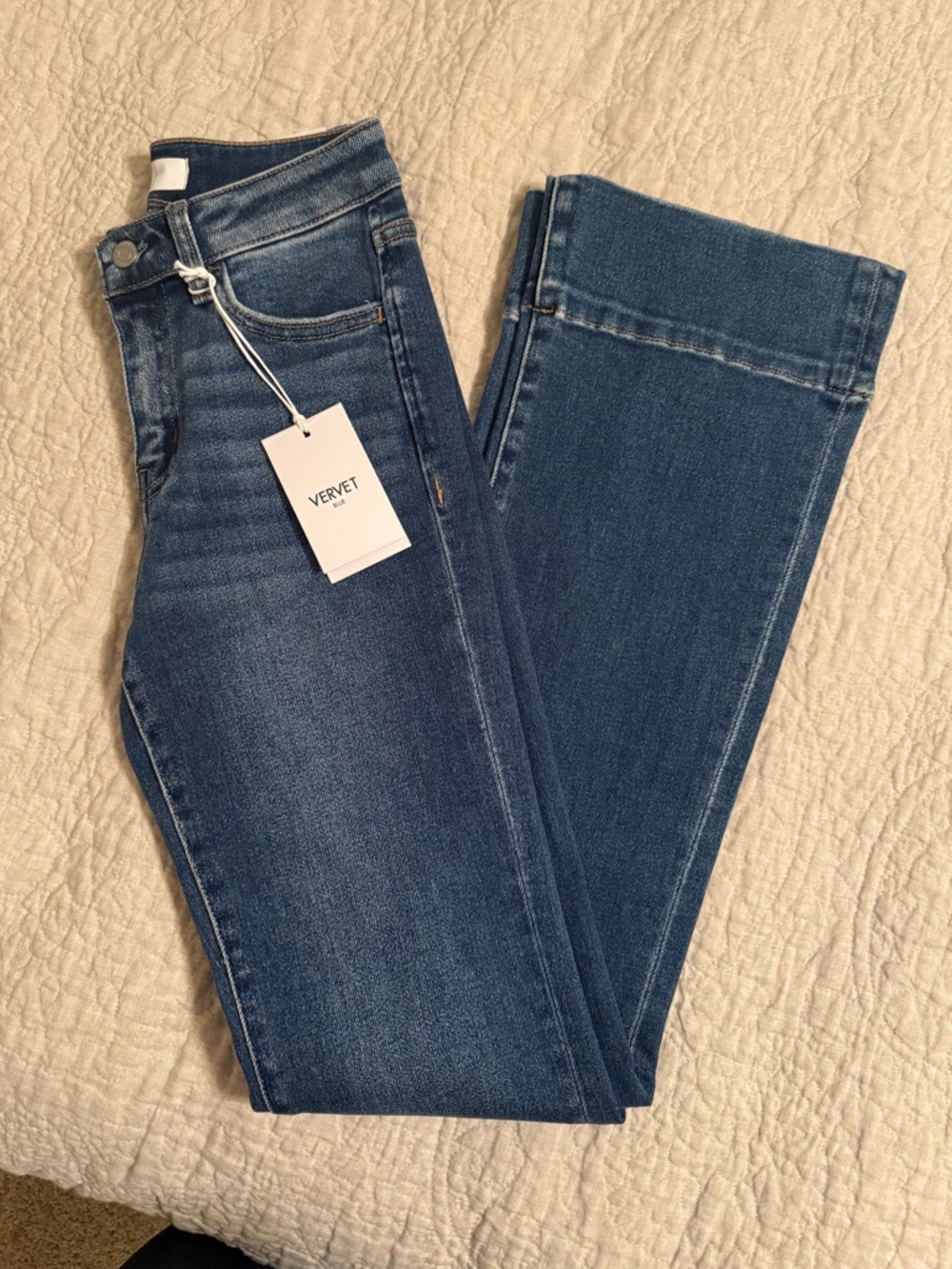 NWT Vervet by flying monkey trouser hem bootcut jeans 24